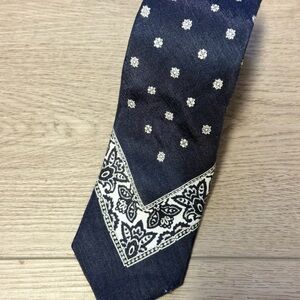 BOLO Ralph Lauren Black Label Bandana Style Vintage Inspired Slim Tie